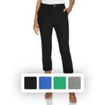 thumbnail image 4 of Rafaella Women's Extended Tab Capri Pants with Pockets, 4 of 5