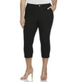 thumbnail image 5 of Rafaella Women's Extended Tab Capri Pants with Pockets, 5 of 5