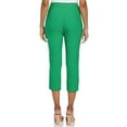 thumbnail image 2 of Rafaella Women's Extended Tab Capri Pants with Pockets, 2 of 4
