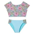 thumbnail image 1 of Bikini 2 pièces avec mancherons George pour filles, 1 of 2