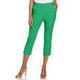 thumbnail image 1 of Rafaella Women's Extended Tab Capri Pants with Pockets, 1 of 4