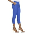 thumbnail image 3 of Rafaella Women's Extended Tab Capri Pants with Pockets, 3 of 5
