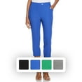 thumbnail image 4 of Rafaella Women's Extended Tab Capri Pants with Pockets, 4 of 5