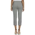 thumbnail image 2 of Rafaella Women's Extended Tab Capri Pants with Pockets, 2 of 5