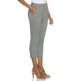 thumbnail image 3 of Rafaella Women's Extended Tab Capri Pants with Pockets, 3 of 5