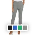 thumbnail image 4 of Rafaella Women's Extended Tab Capri Pants with Pockets, 4 of 5
