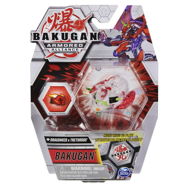 Bakugan, Fused Diamond Dragonoid x Tretorous, 2-inch Tall Armored ...