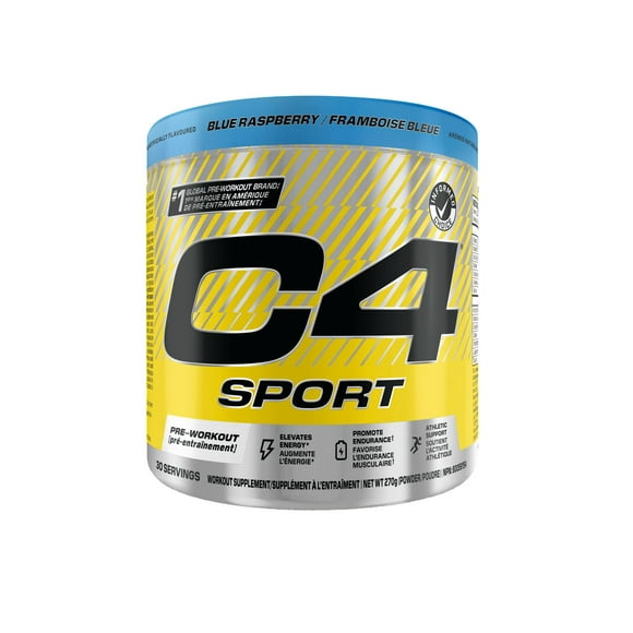 Cellucor C4 Sport Pre Workout Blue Raspberry 30 Servings, 285 g