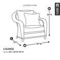thumbnail image 2 of Couverture de Chaise de Belltown Classic Accessories, 2 of 9