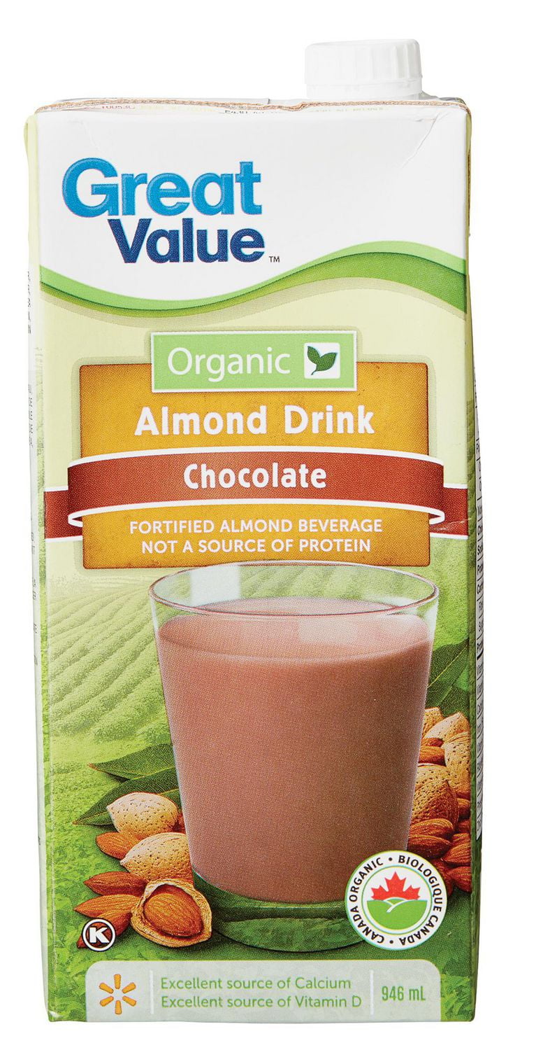 Great Value Organic Chocolate Almond Drink Walmart Canada