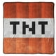 Minecraft TNT Fleece Throw, 100% Polyester, Red - image 1 of 3