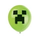 Ballons en latex Minecraft 30,5 cm, 8 ct Vert citron; Mesure 12" lorsqu'il est gonflé – image 2 sur 2