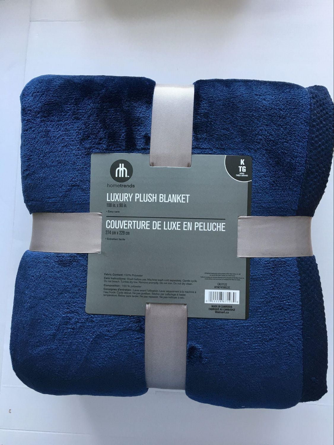 hometrends Blue Carved Blanket Walmart Canada