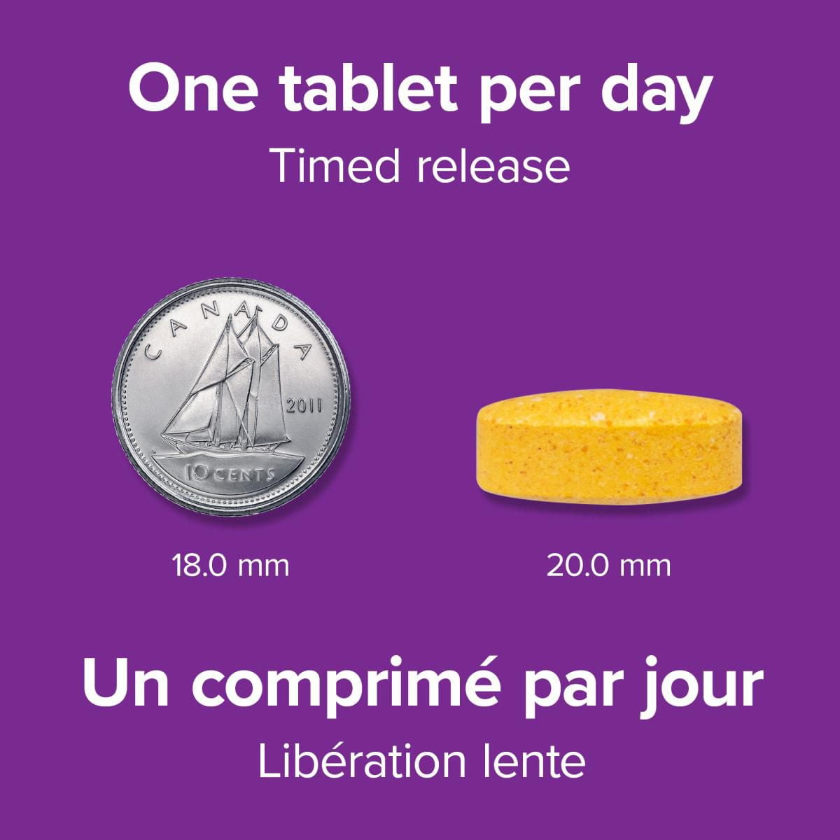 Webber Naturals Complexe B100 Libération lente Soutient le métabolisme énergétique,  140 comprimés