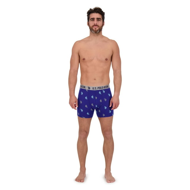 U.S. POLO ASSN. Paq. de 4 Caleçons Boxeurs Extensibles
