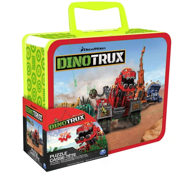 Casse-tête de 24 pièces Dinotrux par Cardinal Games pour enfants