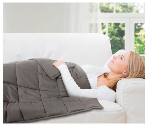 Mahli Microfiber 15lb Weighted Blanket