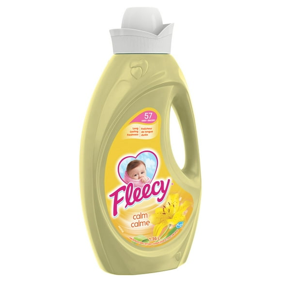 Fleecy Liquid Fabric Softener, Aroma Therapy Calm. (Fabric Conditioner), 1.36L - 57 Loads