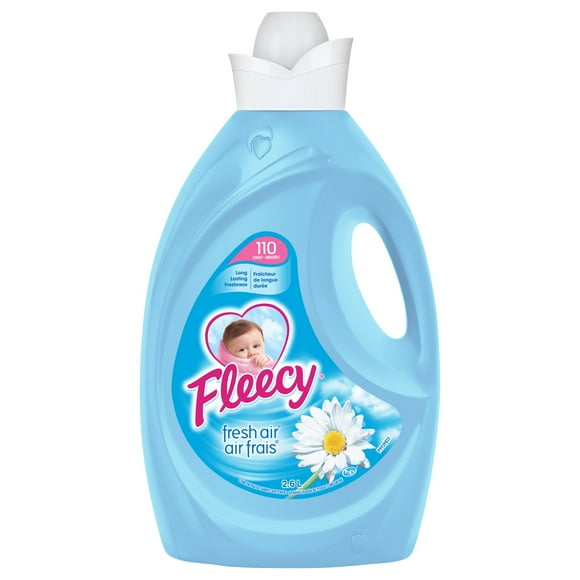 Fleecy Liquid Fabric Softener, Fresh Air. (Fabric Conditioner), 2.6L - 110 Loads
