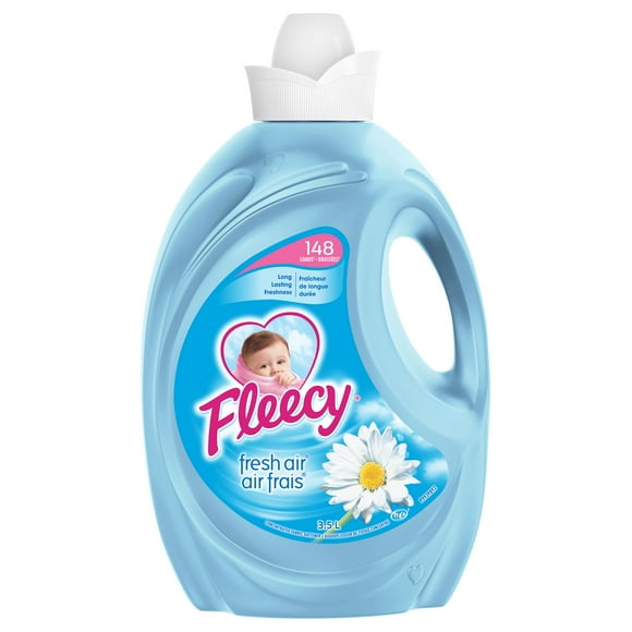 Assouplisseur de tissus liquide Fleecy, Air frais. (Assouplisseur de Tissus) 3.5L - 148 Brassées