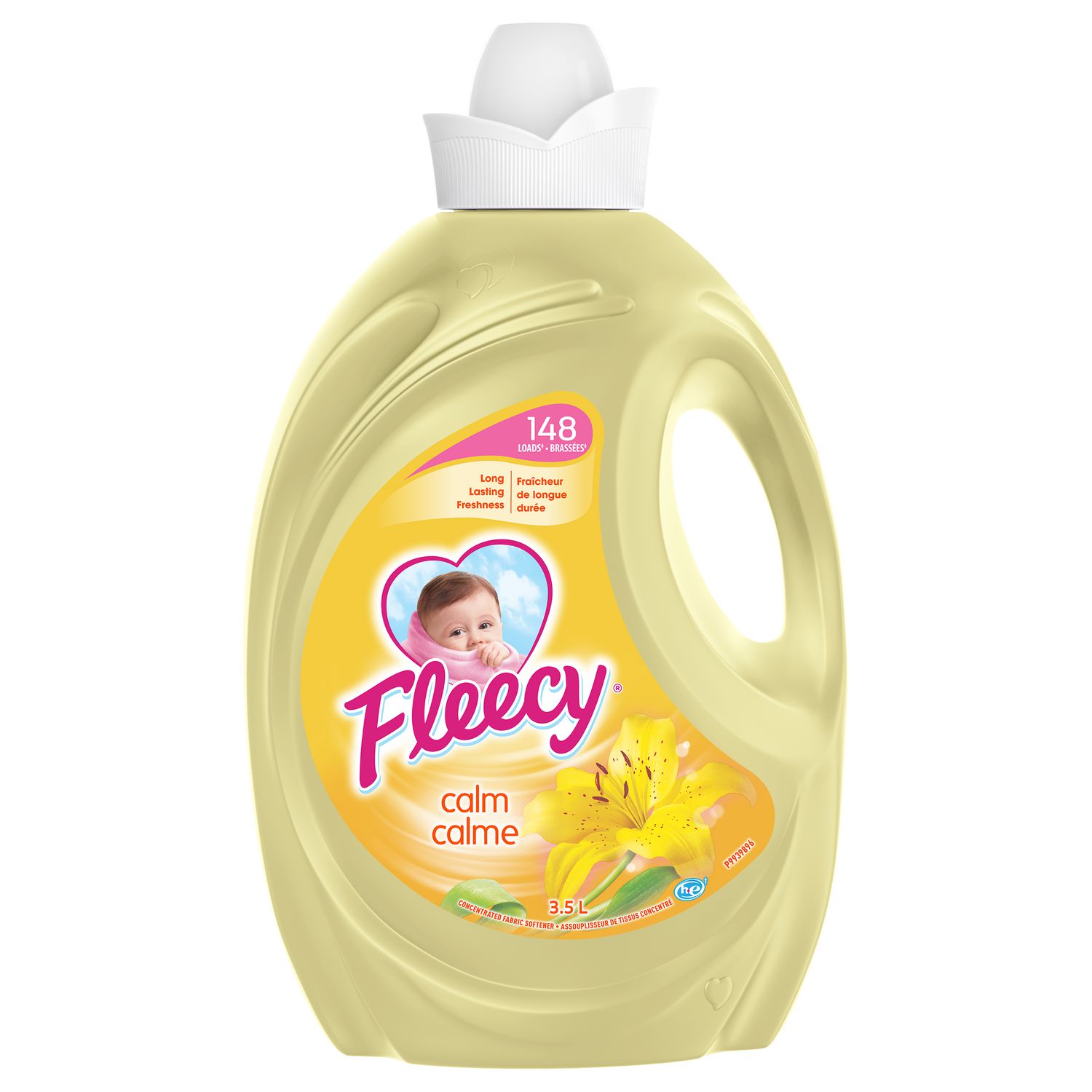 Fleecy Liquid Fabric Softener, Aroma Therapy Calm., 3.5L - 148