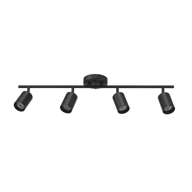 30" 4Light Matte Black Track Lighting Bar Walmart.ca