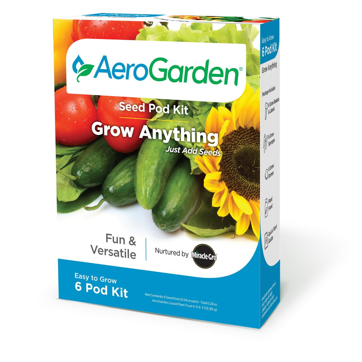 AeroGarden Grow Anything Seed Pod Kit (6-Pod)
