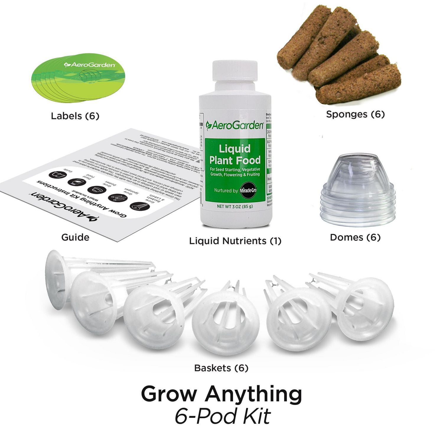 AeroGarden Grow Anything Seed Pod Kit (6-Pod)