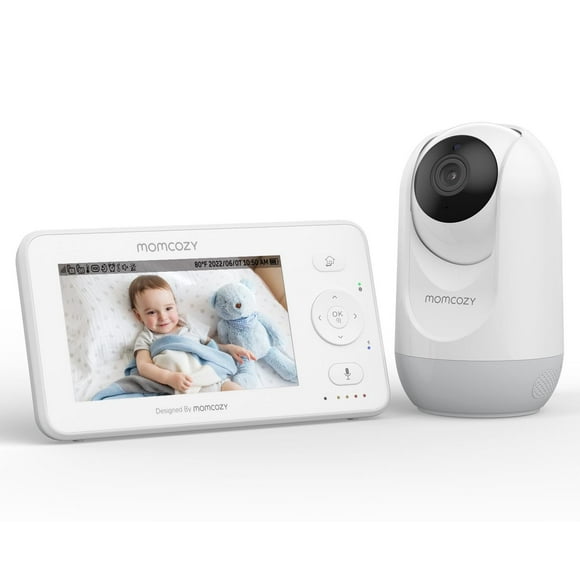 Momcozy Baby Monitor 4.3" HD avec caméra et écran partagé audio