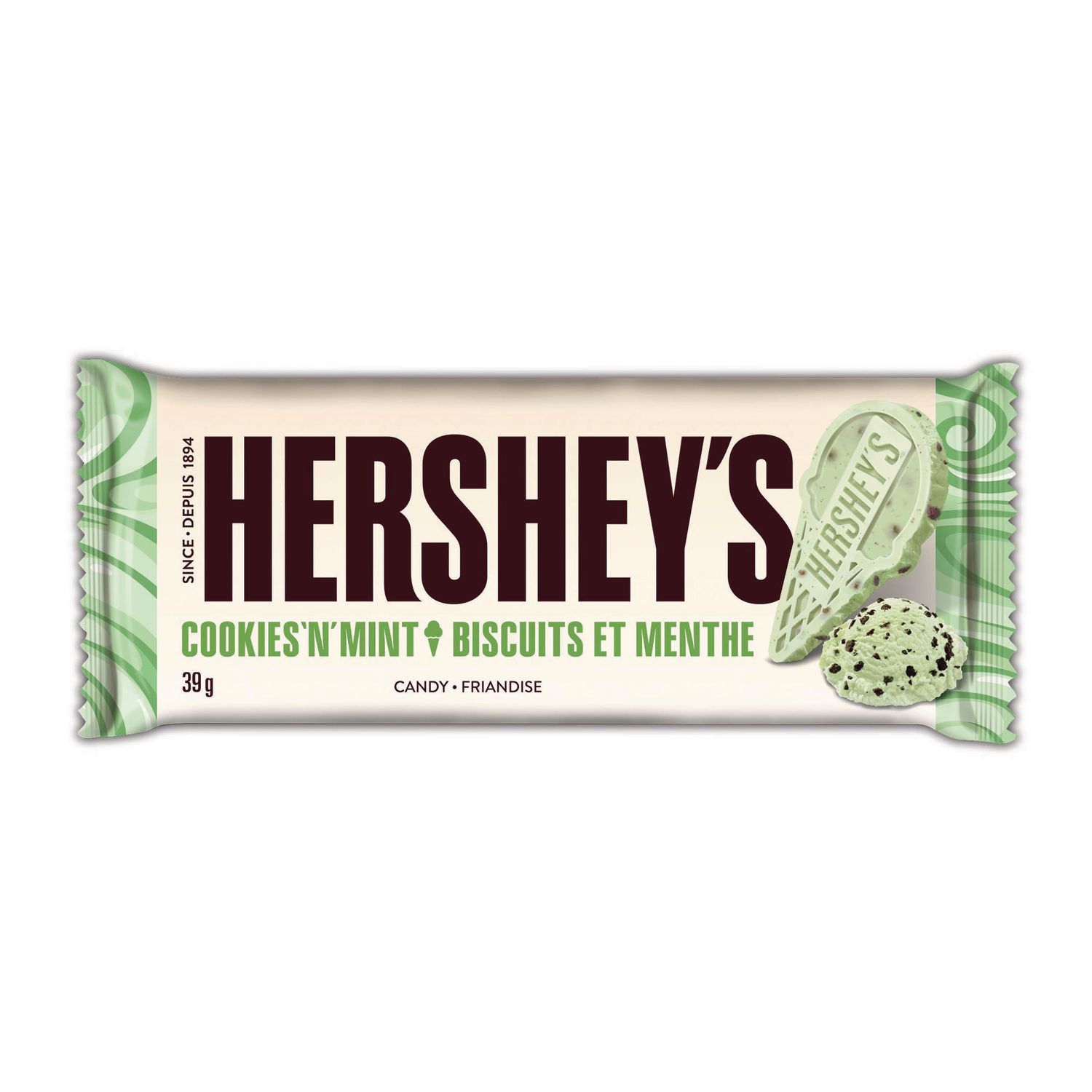 HERSHEY'S Cookies 'n' Mint Candy Bar