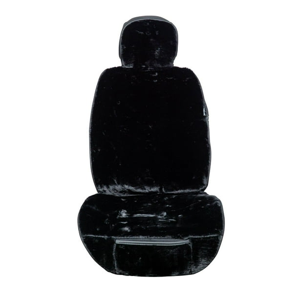 Luxury Series Black Plush Seat Cover Walmart.ca
