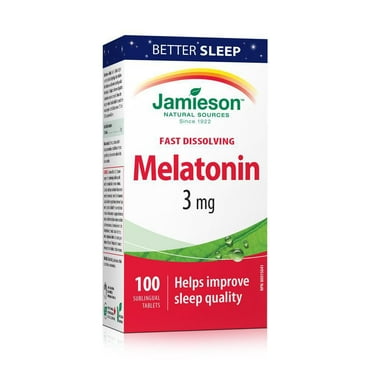 Jamieson Melatonin 3 mg Fast Dissolving Tablets