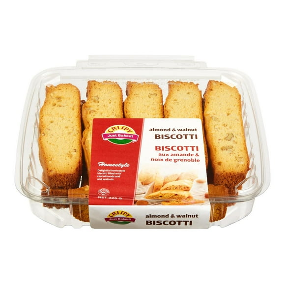 Biscotti aux amandes et aux noix de grenoble Crispy Just Baked!