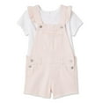 thumbnail image 1 of George Toddler Girls' Shortall 2-Piece Set, 1 of 2