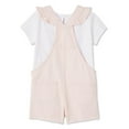 thumbnail image 2 of George Toddler Girls' Shortall 2-Piece Set, 2 of 2