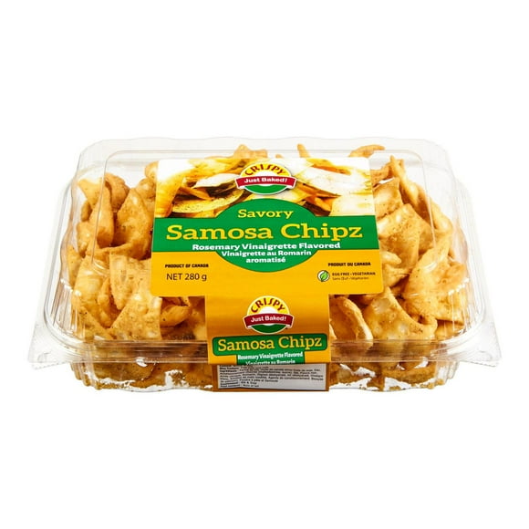 Samosa Chipz aromatisés à la vinaigrette au romarin Crispy Just Baked! 280 g