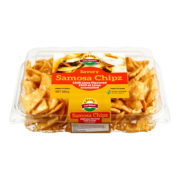 Crispy Just Baked! Chili Lime Flavored Savory Samosa Chipz, 280 g