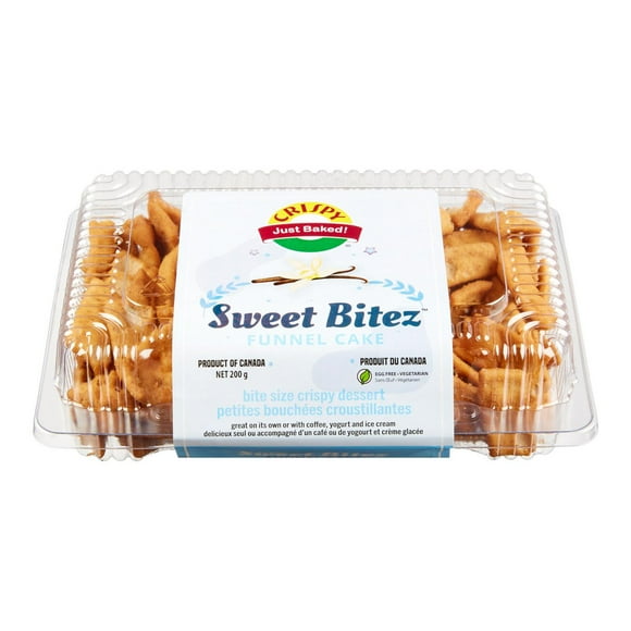 Petites bouchées croustillantes Sweet Bitez au funnel cake Crispy Just Baked!