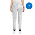 thumbnail image 1 of George Women's Jersey Pajama Jogger 2-Pack, 1 of 6
