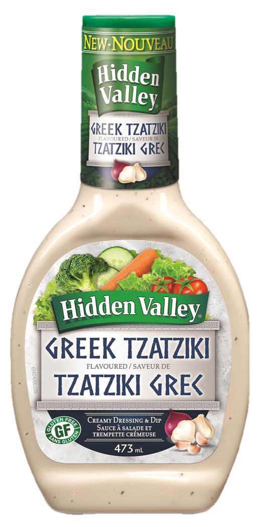 Hidden Valley Greek Tzatziki Creamy Dressing & Dip, 473mL | Walmart Canada