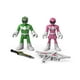 Figurines Armure de combat Power Rangers Imaginext de Fisher-Price - Ranger vert et Ranger rose – image 1 sur 9