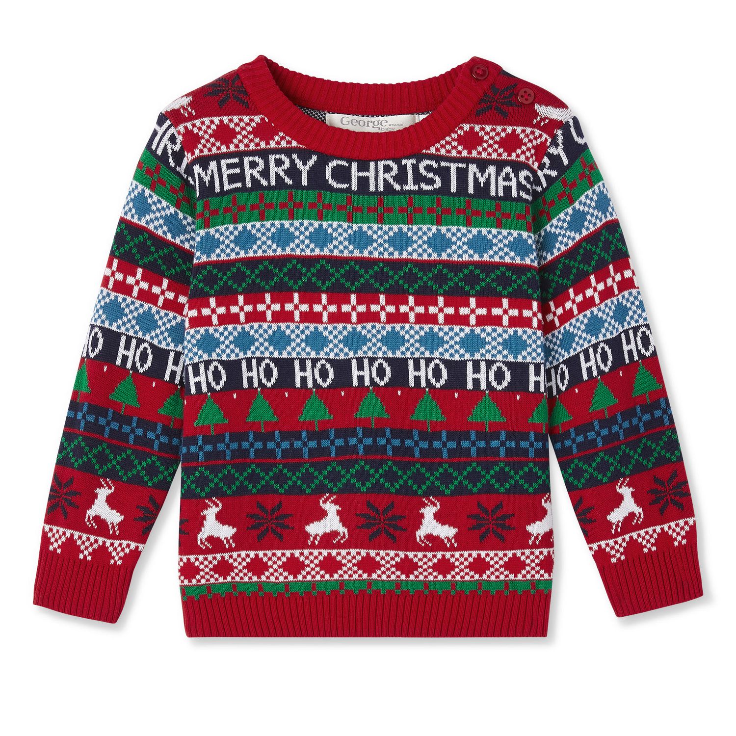 George Baby Boys' Holiday Sweater | Walmart Canada