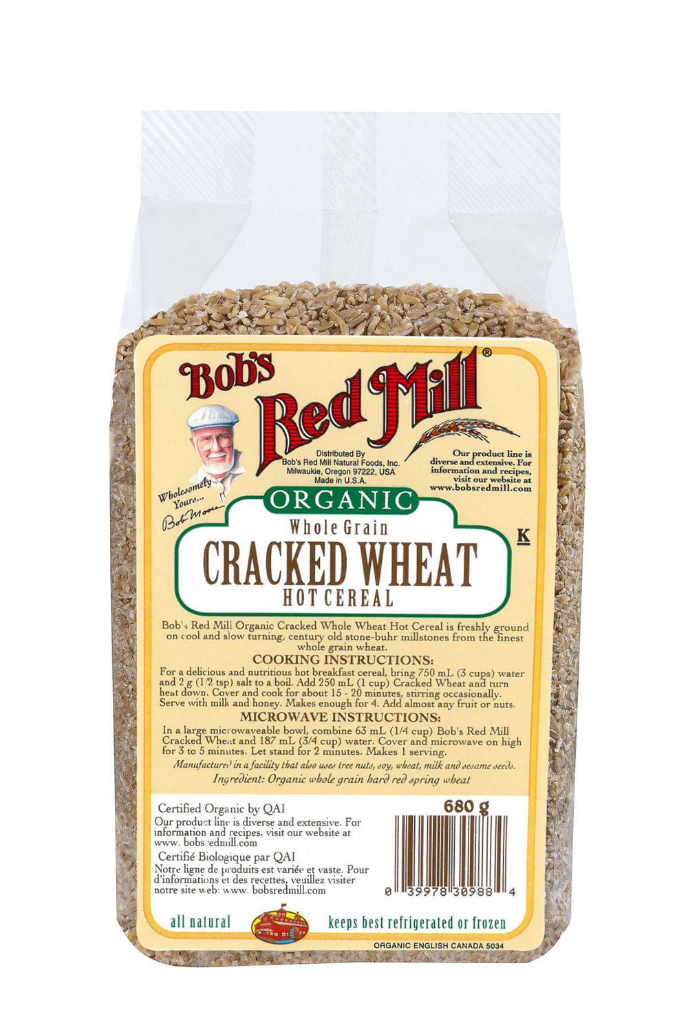 bob's red mill cracked wheat hot cereal