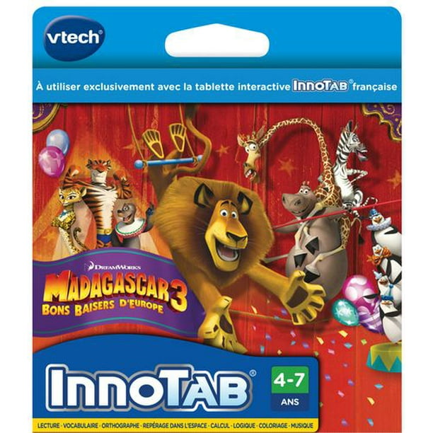 Jeu InnoTab - Madagascar 3 - Version française