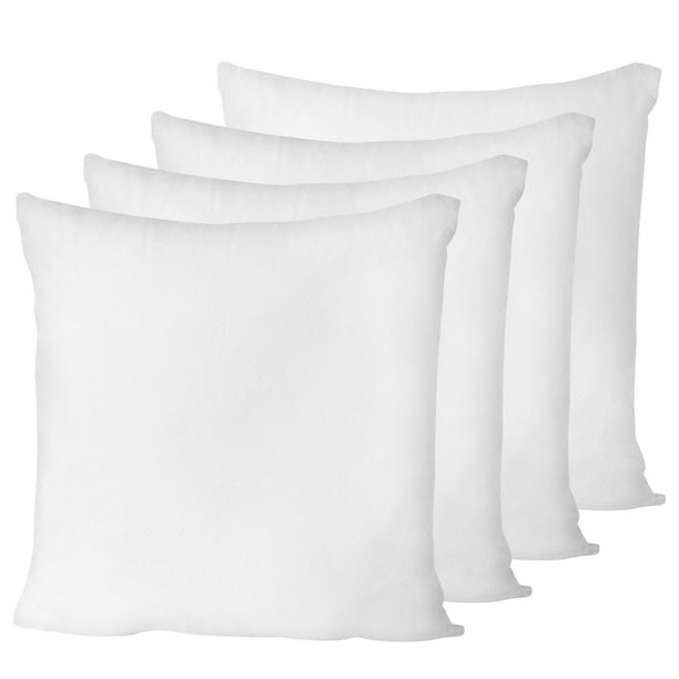  Utopia Bedding Throw Pillows (Set of 4, White), 18 x 18 Inches  Pillows for Sofa, Bed and Couch Decorative Stuffer Pillows : Home & Kitchen