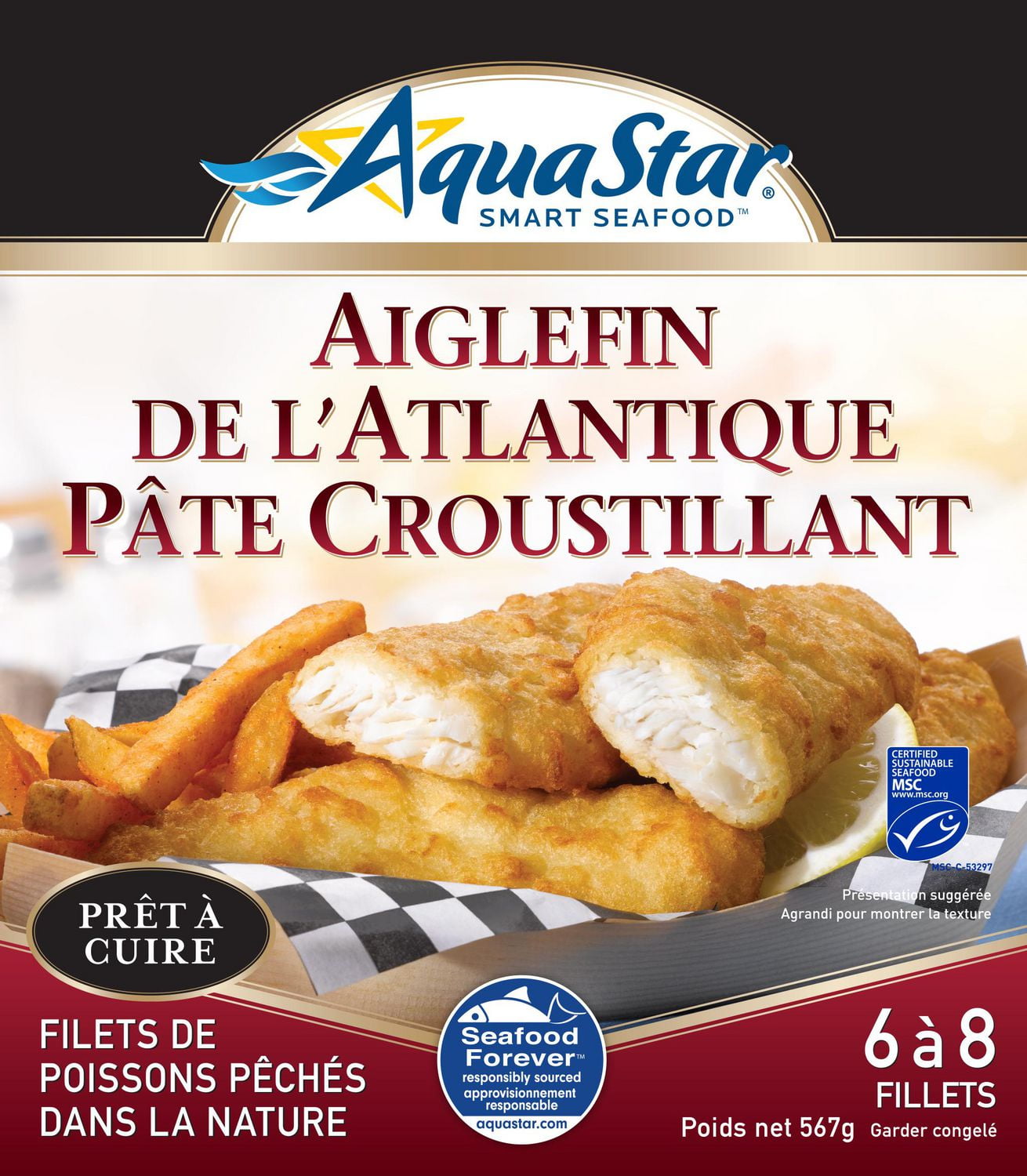Aqua Star Crispy Battered Atlantic Haddock Walmart Canada