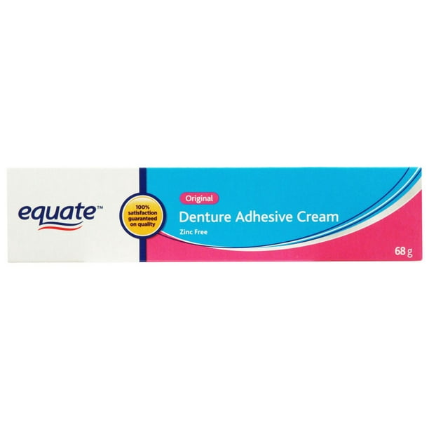 Equate Denture Adhesive Cream Original 68g Walmart.ca