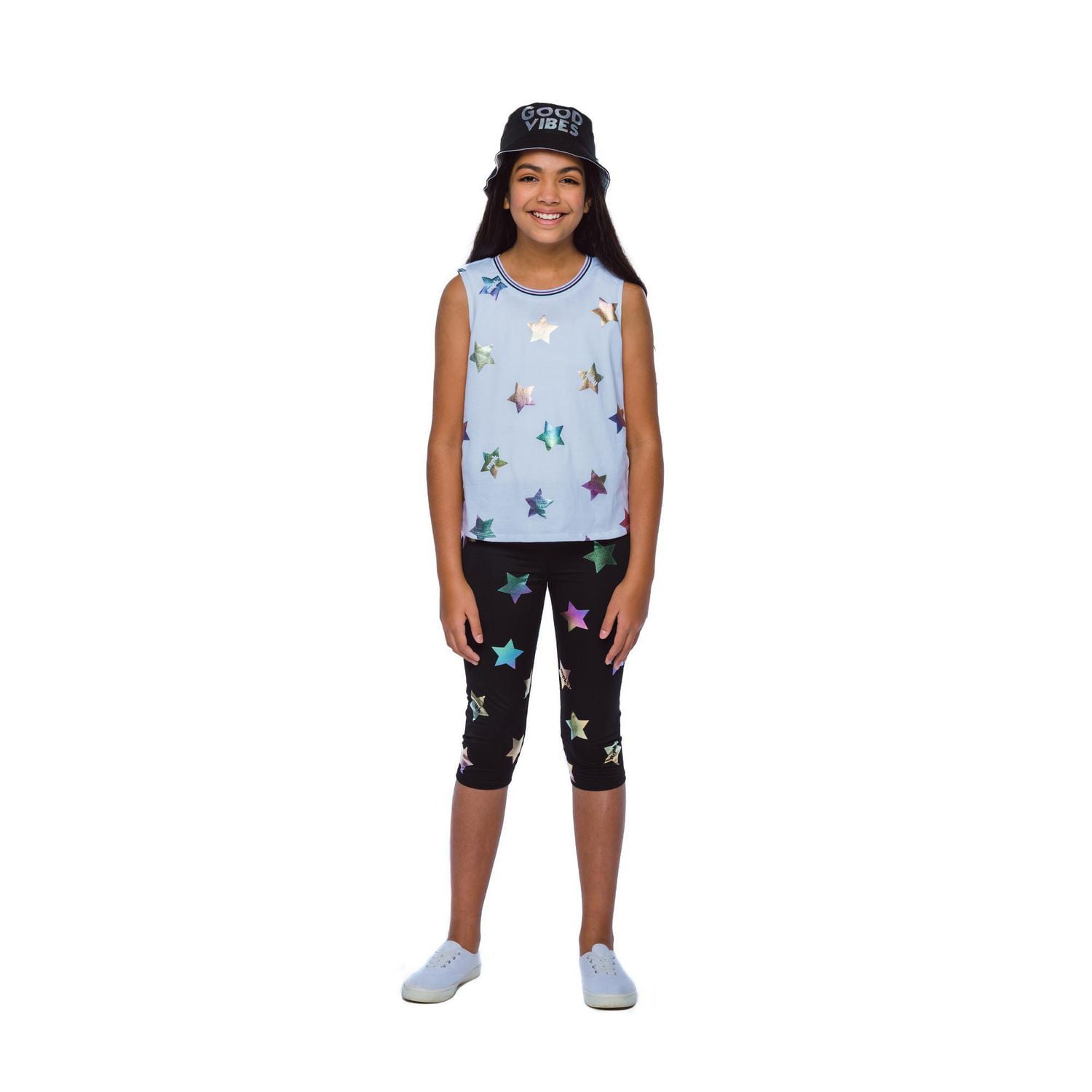 Girls Mini Pop Kids Iridescent Vibe Bucket Hat