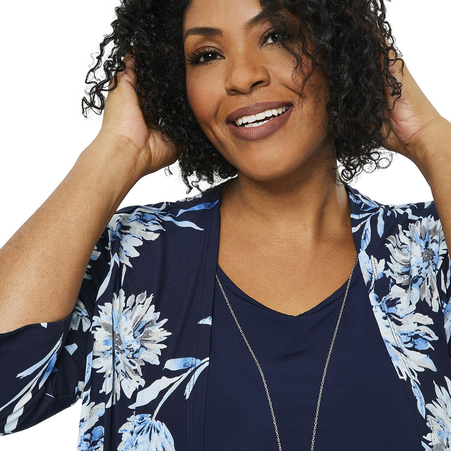 Haut trompe-l’œil avec collier Penmans Plus pour femmes