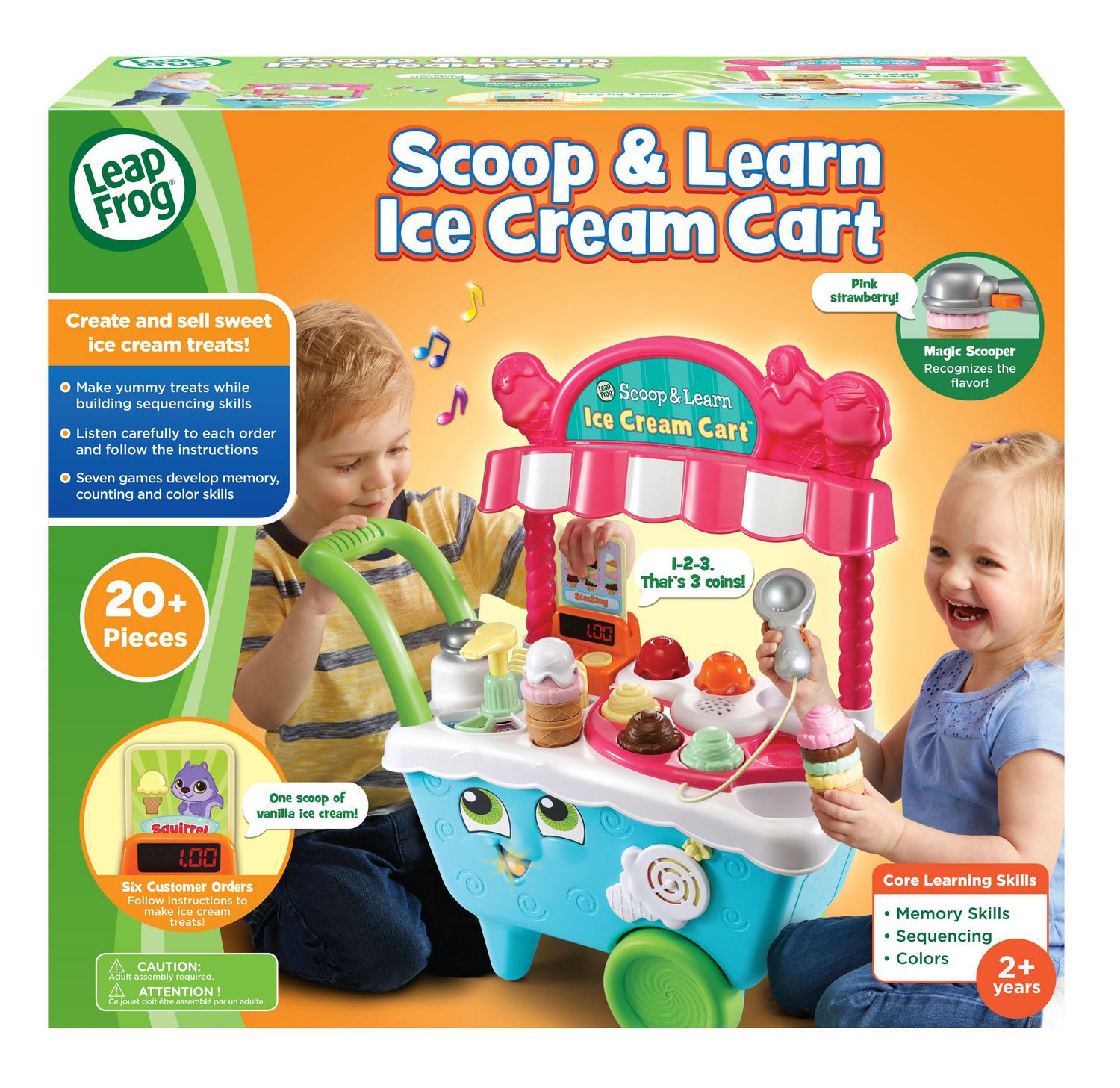 Leapfrog scoop and learn ice cream cart walmart on sale